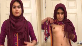 Horny Muslim girl ki boobs ki video