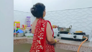 Big ass aunty xxx Kitchen mein