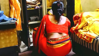 Saree pehni bhabhi ki doggy style chudai