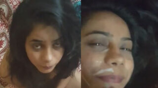 Indian girl valentine sex ka maza leti hui