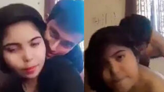 Indian college couple sex karte hue maje me